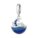 925 Sterling Silver Sea Themed Hanging Charm - 10 Options
