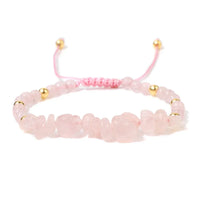 19cm Irregular Chip Stone Bracelet - 16 Options