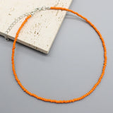 Fashion Seed Bead Choker Necklace - 28 Options