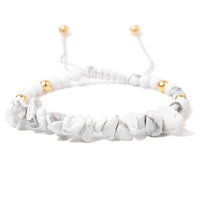 19cm Irregular Chip Stone Bracelet - 16 Options