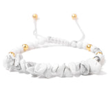 19cm Irregular Chip Stone Bracelet - 16 Options