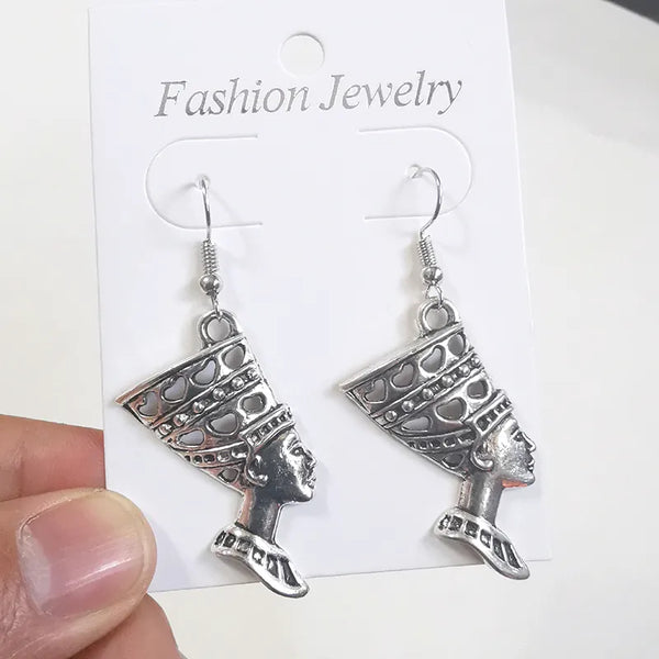 Nefertiti Drop Dangle Earrings