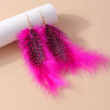 Bohemian Tassel/Feather Drop Earrings - 9 Options