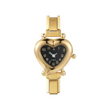 Stainless Steel 9MM Italian Charm Heart Watch - 13 Options