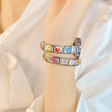 Stainless Steel Round Simple Italian Charm Watch - 4 Colours