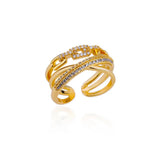 Stainless Steel Resizable Open Ring - 31 Options
