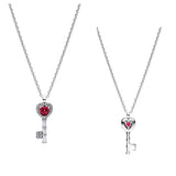 925 Sterling Silver CZ Necklace - Matching Earrings/Bracelet Available - 10 Options