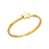 Stainless Steel Resizable Open Ring - 31 Options