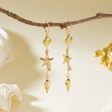 Fashion Sea Themed Long Drop Earrings - 2 Options