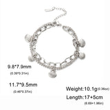 Stainless Steel Charm Anklet/Bracelet - 28 Options - 2 Sizes