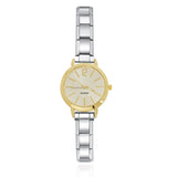 Stainless Steel Round Simple Italian Charm Watch - 4 Colours