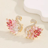 Fashion Swan CZ Earrings - 8 Options