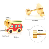 Stainless Steel Colourful Earrings - 20 Options