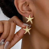 Fashion Starfish Stud Earrings - 6 Options