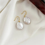 925 Sterling Silver Drop Freshwater Pearl Earrings - 2 Colours