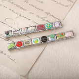 Stainless Steel Flower Italian Charm - 7 Options
