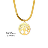 Stainless Tree of Life Necklace - 6 Options