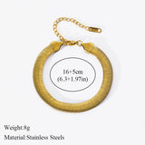 Stainless Steel Gold Colour Bracelet - 10 Options