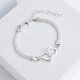 Fashion Heart/Infinity Bracelet - 2 Colours - 7 Options
