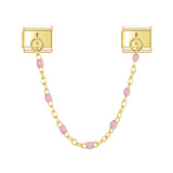 Stainless Steel Beaded Chain Italian Charm - 14 Options
