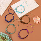 19cm Irregular Chip Stone Bracelet - 16 Options