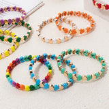 Fashion Colourful Enamel Heart Bracelet - 9 Options