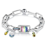 925 Sterling Silver Large Link Bracelet - 3 Sizes