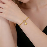 Stainless Steel Sea Themed Love Knot Snake Chain Bracelet - 2 Colours - 3 Options