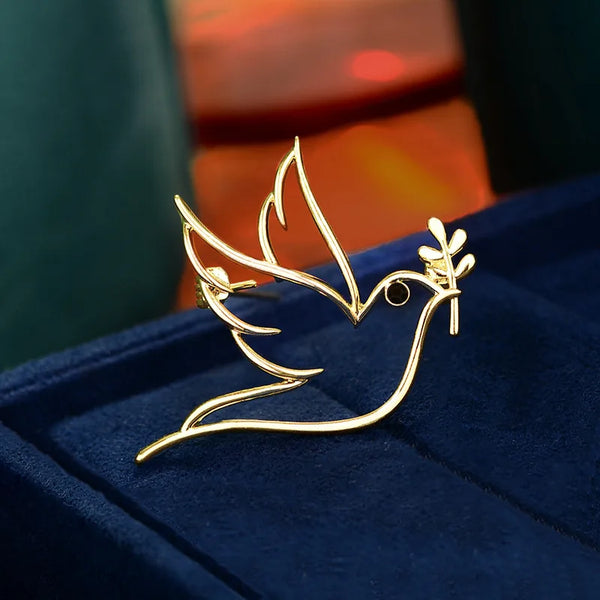 Fashion Minimalist Hollow Brooch - 2 Colours - 7 Options