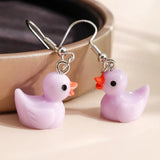 Fashion Candy Colours Duck/Bear Earrings - 25 Options