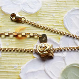 925 Sterling Silver Rose Gold Plated Bracelet