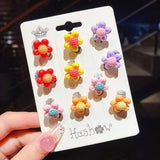 Fashion 10pcs/set Clip on Acrylic Earrings - 5 Options