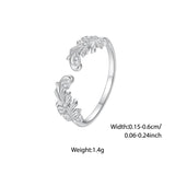 925 Sterling Silver Scrollwork Open Ring