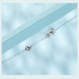 925 Sterling Silver Cat/Dog Pawprint Bracelet - 5 Options