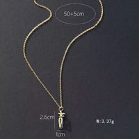 Stainless Steel Embracing Couple Necklace - 8 Options