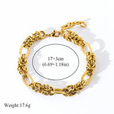 Stainless Steel Gold Colour Bracelet - 10 Options