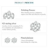925 Sterling Silver Celtic Knot Stud Earrings