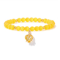 Natural Stone Heart Bracelet - 11 Options