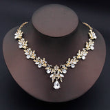 Fashion Statement Crystal Necklace Set - 11 Options