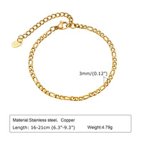 Stainless Steel Stackable Gold Plated Bracelet - 7 Options