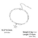 Stainless Steel Charm Anklet/Bracelet - 28 Options - 2 Sizes