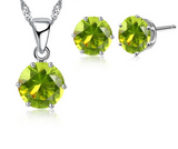 925 Sterling Silver Necklace/Earring Set - 16 Options
