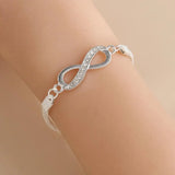 Fashion Heart/Infinity Bracelet - 2 Colours - 7 Options