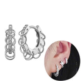 925 Sterling Silver & Gold Plated Hoop Earrings - 73 Options