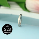 14G Titanium Belly Button Ring - 11 Options
