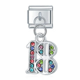 Stainless Steel Birthday Italian Charm - 3 Designs