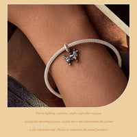 925 Sterling Silver Dog Hanging Charm - 9 Options