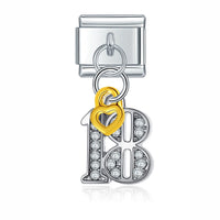 Stainless Steel Birthday Italian Charm - 3 Designs