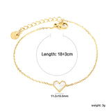 Stainless Steel Heart Shaped Pendant Necklace - 33 Options