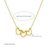 Fashion Stainless Steel Golden Colour Necklace - 11 Options